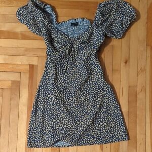 Cotton Candy LA Blue And Yellow Floral Dress